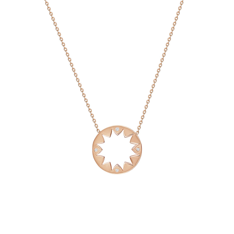 Mosuo Jewellery Sonnen Diamant Anhängerkette Bestseller