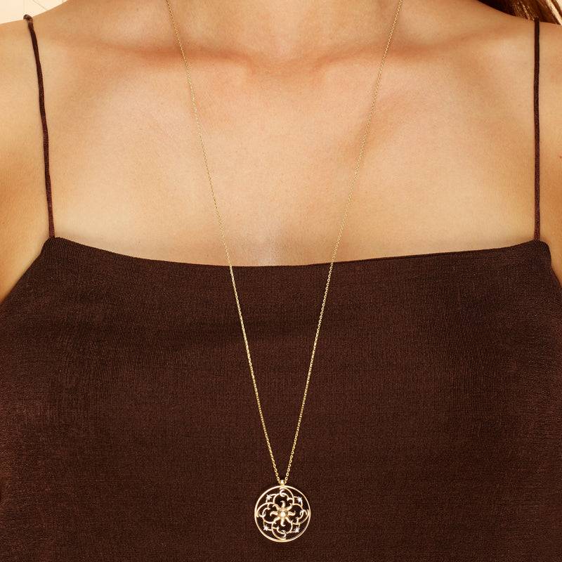 Mosuo Jewellery Himmels Anhängerkette mit Diamanten Super Sparpreis
