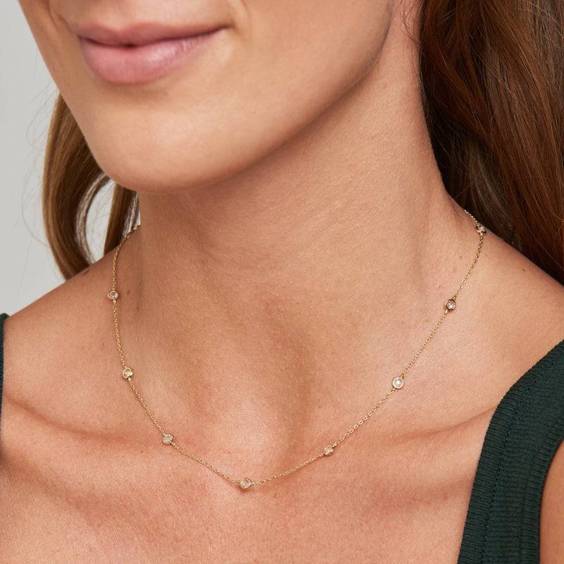 Mosuo Jewellery Halskette mit Steinen Kostenlose Rückgabe