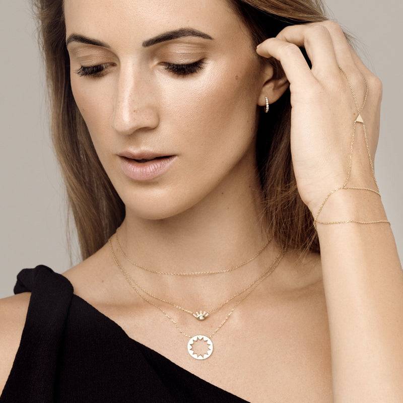 Mosuo Jewellery Evil Eye Diamant Halskette Zeitbegrenzte Promotion