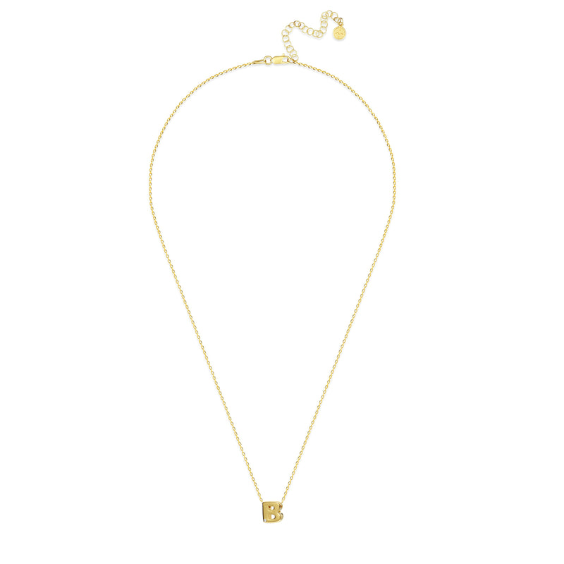 Mosuo Jewellery Diamant Buchstaben Halskette “B” - Vermeil Vierteljährliche Förderung