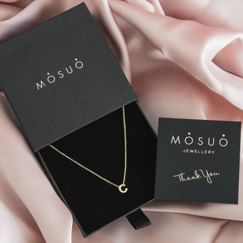 Mosuo Jewellery Diamant Buchstaben Halskette “C” - Vermeil Bis zu 55% Rabatt