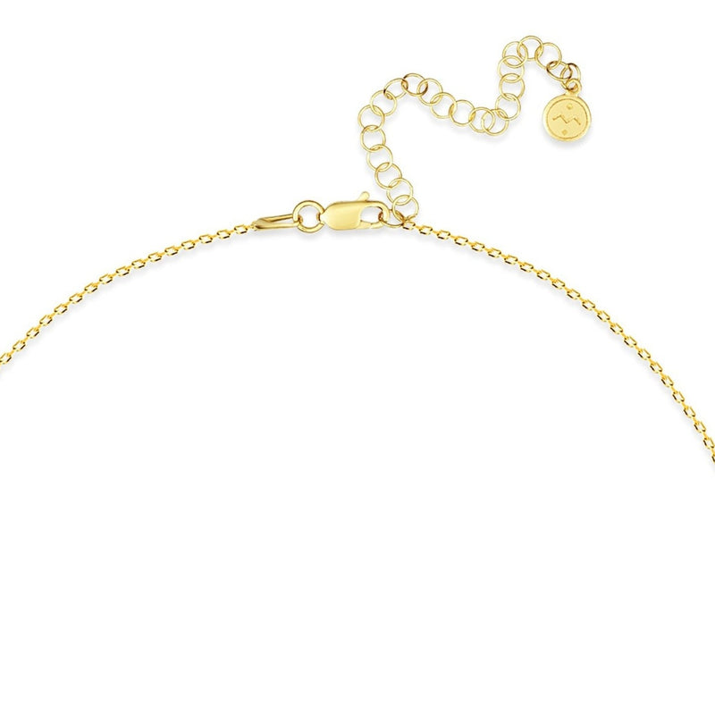 Mosuo Jewellery Diamant Buchstaben Halskette “D” - Vermeil Discount Store für neue Produkte