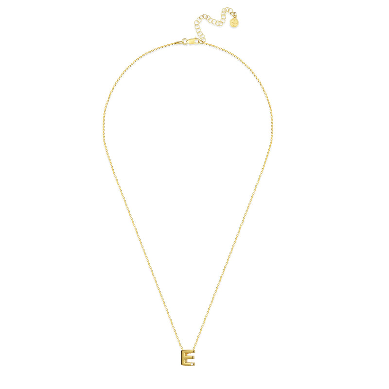 Mosuo Jewellery Diamant Buchstaben Halskette “E” - Vermeil Nur noch ein Tag übrig