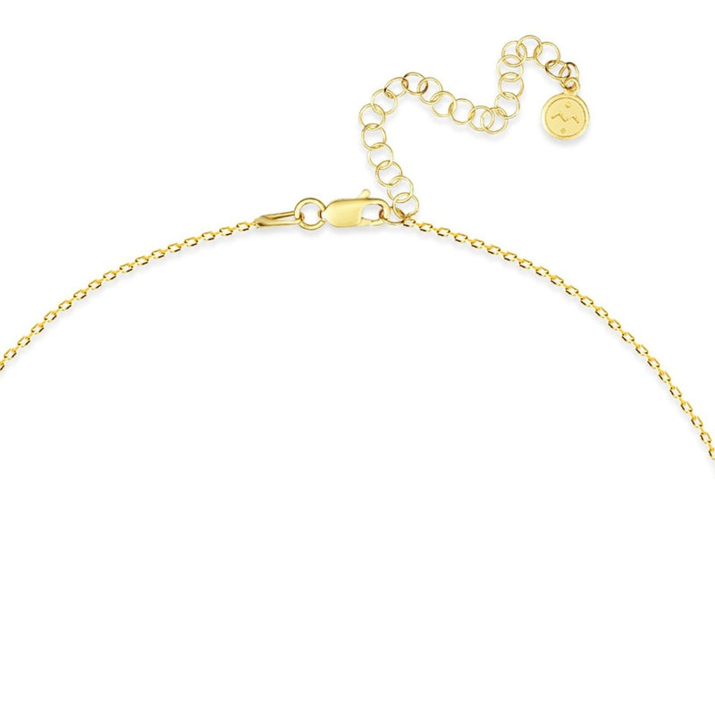 Mosuo Jewellery Diamant Buchstaben Halskette “E” - Vermeil Nur noch ein Tag übrig