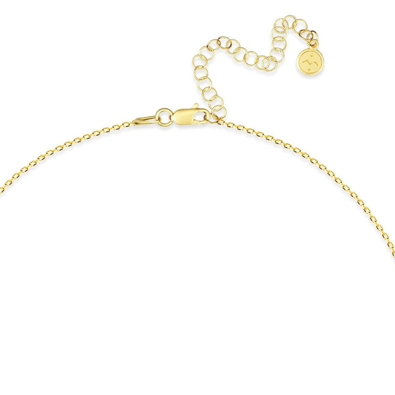 Mosuo Jewellery Diamant Buchstaben Halskette “F” - Vermeil Super Rabatt