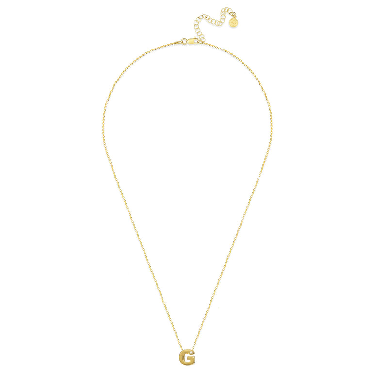 Mosuo Jewellery Diamant Buchstaben Halskette “G” - Vermeil Riesige Rabatte