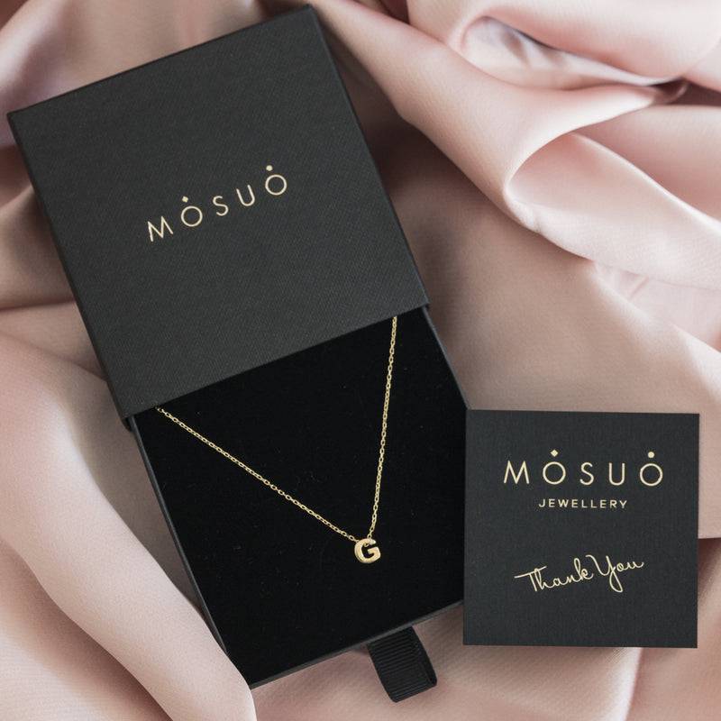 Mosuo Jewellery Diamant Buchstaben Halskette “G” - Vermeil Riesige Rabatte