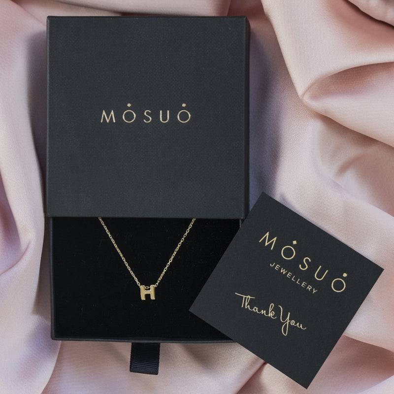 Mosuo Jewellery Diamant Buchstaben Halskette “H” 50% Rabatt mit kostenlosem Versand