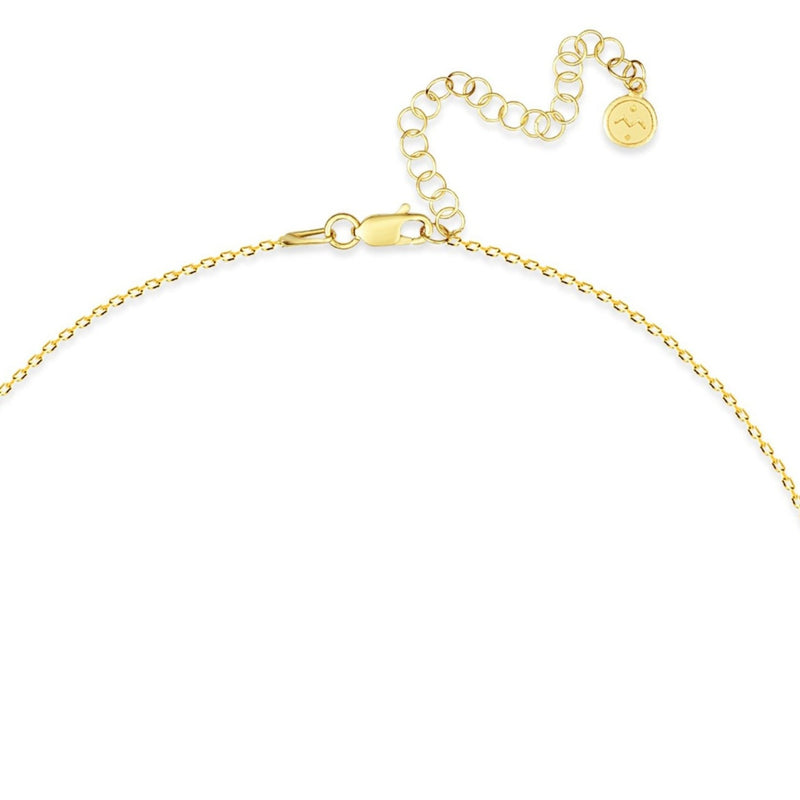Mosuo Jewellery Diamant Buchstaben Halskette “M” - Vermeil Speichern exportieren