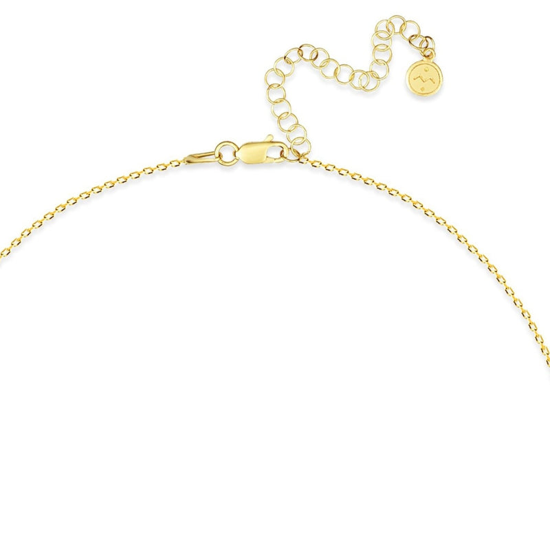 Mosuo Jewellery Diamant Buchstaben Halskette “N” - Vermeil Black Friday Preise