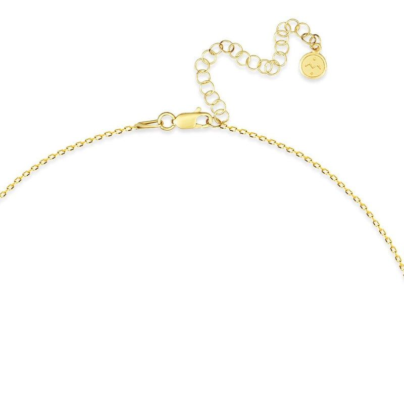 Mosuo Jewellery Diamant Buchstaben Halskette “Q” - Vermeil 50% Rabatt für begrenzte Zeit