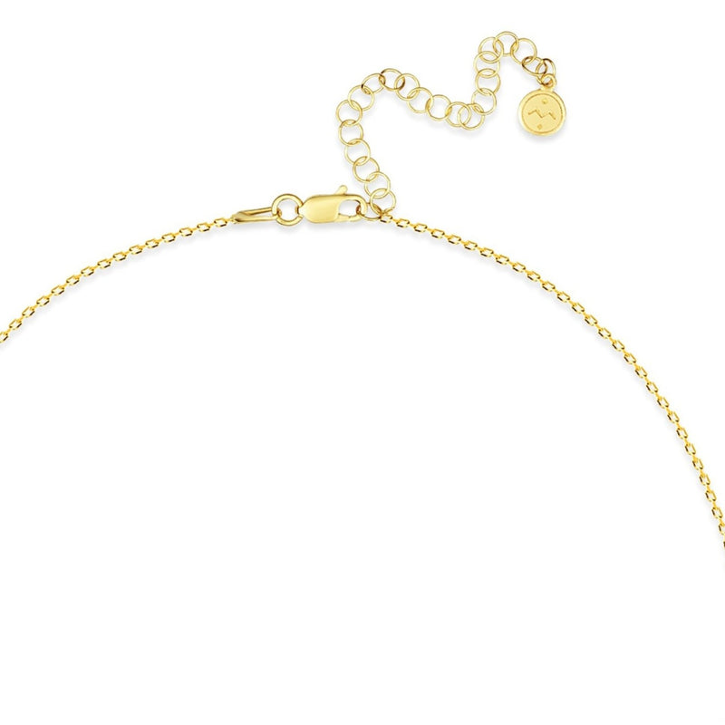 Mosuo Jewellery Diamant Buchstaben Halskette “T”- Vermeil Online
