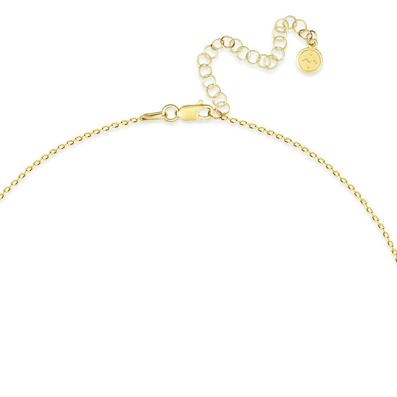 Mosuo Jewellery Diamant Buchstaben Halskette “U”- Vermeil Outlet