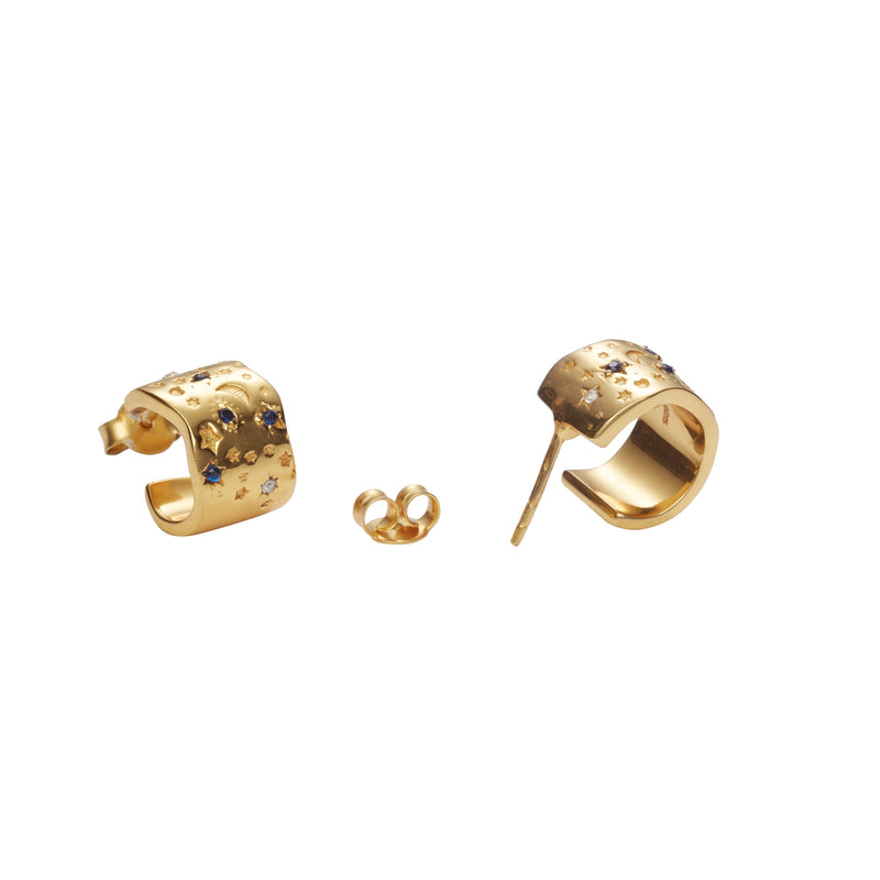 Mosuo Jewellery Magic Creolen Ohrringe - Vermeil im Angebot