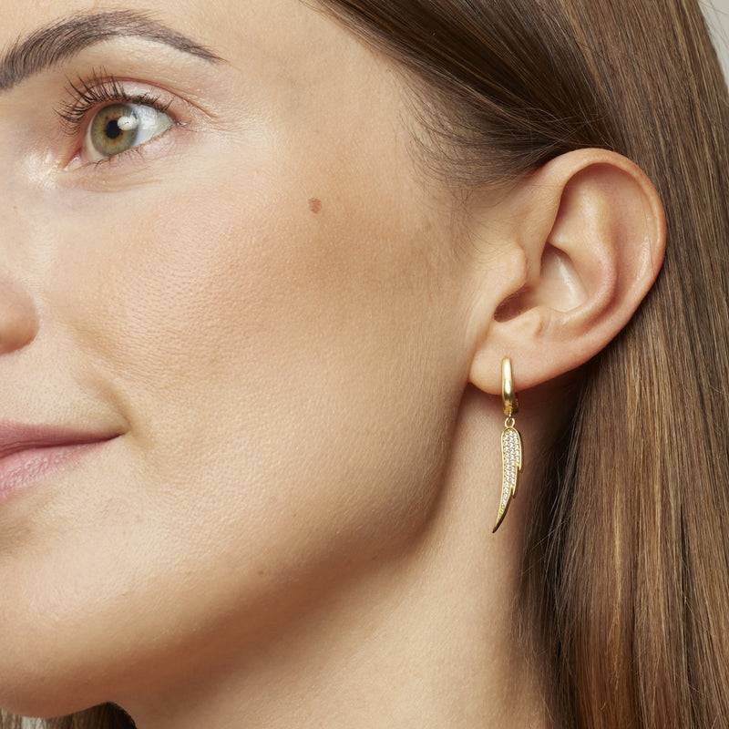 Mosuo Jewellery Engelsflügel Ohrringe - Vermeil Günstiger Verkauf