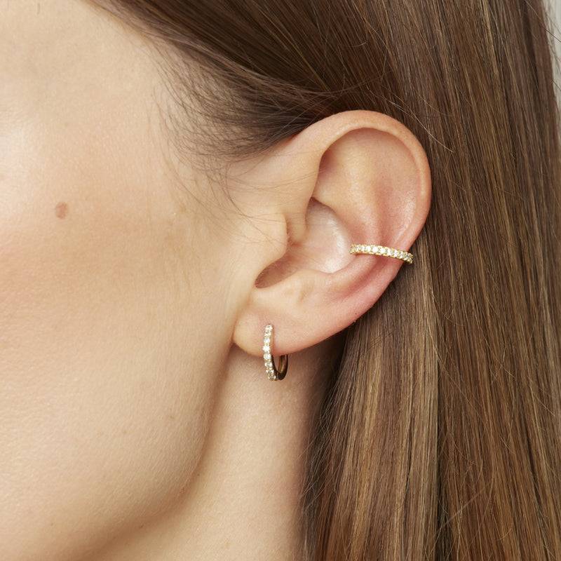 Mosuo Jewellery Ohrklemme Zirconia - Vermeil Meist gekauft