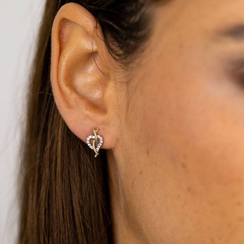Nana Kay Echtgold Ohrstecker près du coeur 50% Rabatt mit kostenlosem Versand