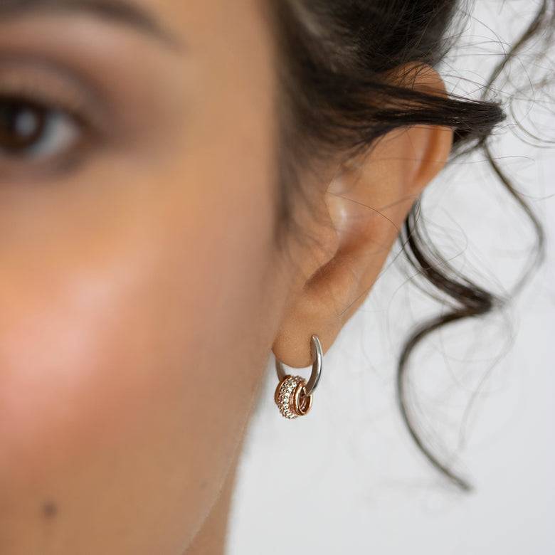 Nana Kay Echtgold Ohrring pendentif Rosé Speichern exportieren