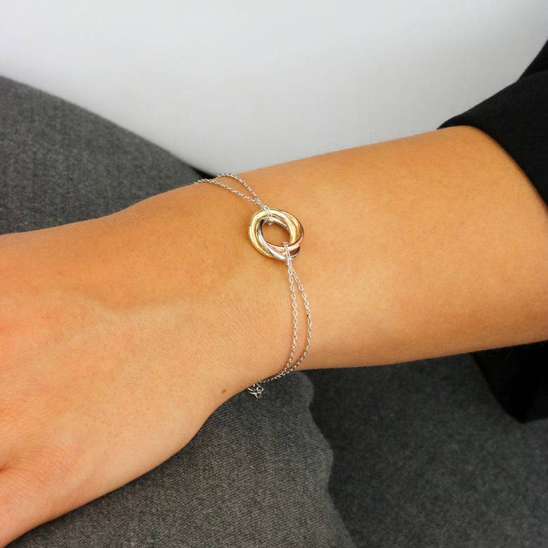 Nana Kay Modern Trio Armband Motile Rings Begrenztes Angebot