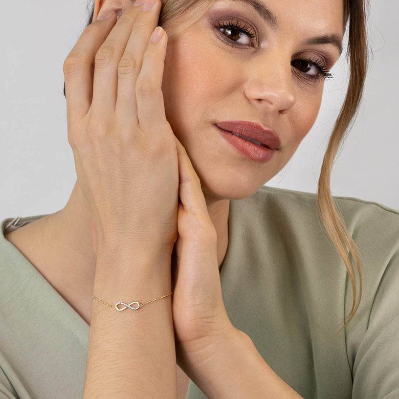 Nana Kay Echtgold Armband Infinity Günstig kaufen