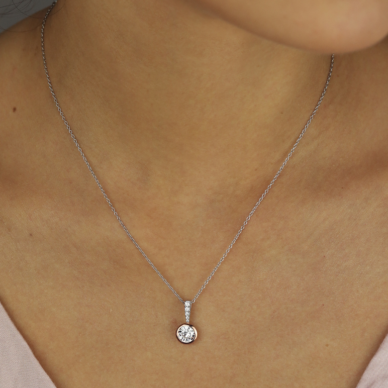 Nana Kay Classic Solitaire Halskette Charming Lagerräumung