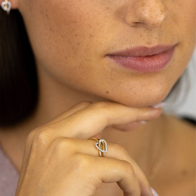 Nana Kay Echtgold Ring près du coeur Neuheiten
