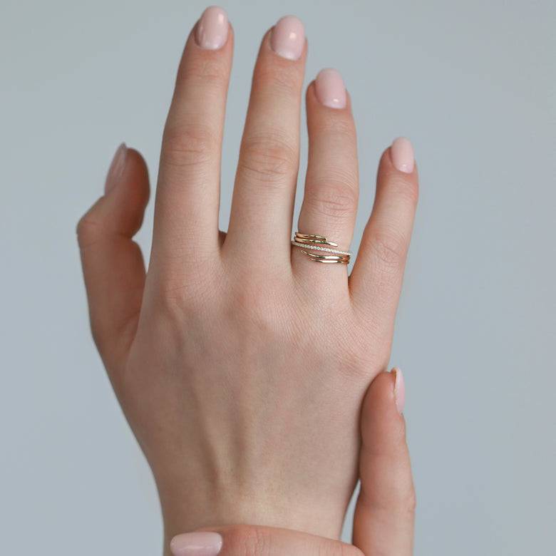 Nana Kay Echtgold Ring volute Räumungsverkauf