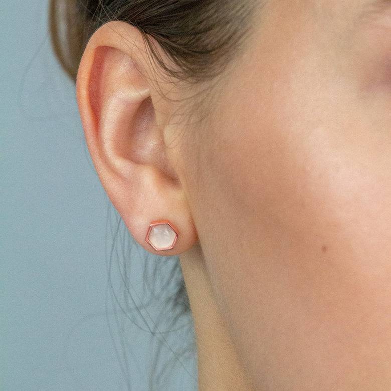 Nana Kay French Chic Ohrstecker Honey Comb Kostenlose Rückgabe