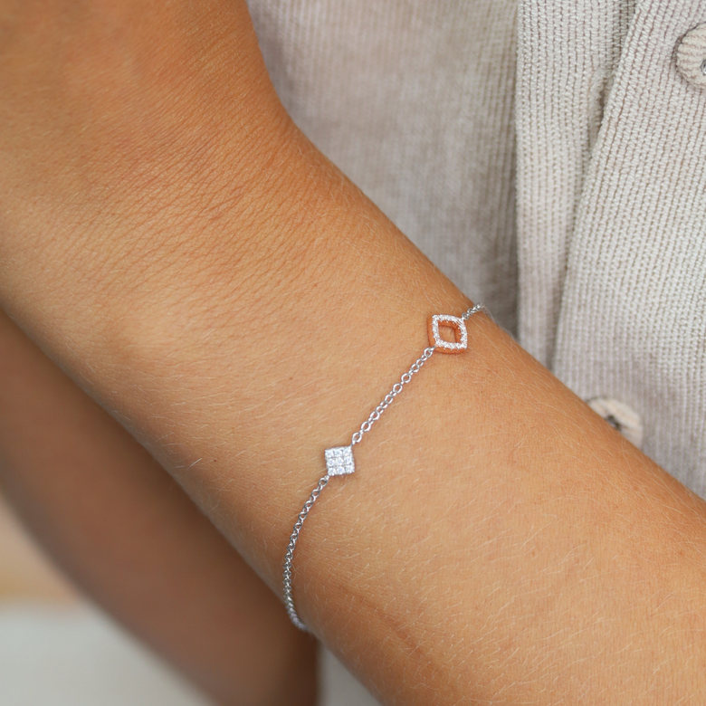 Nana Kay Sweet & Square Armband Im Verkauf
