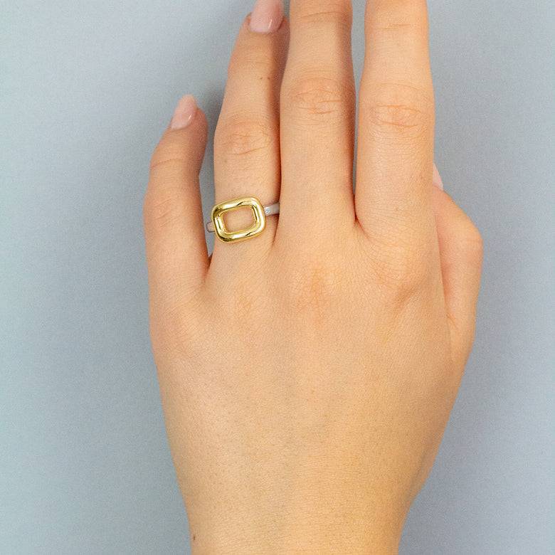 Nana Kay Solid Flair Ring Square Riesige Ersparnisse