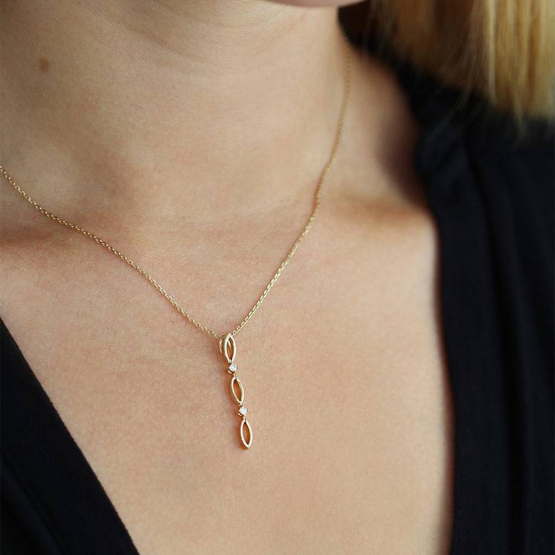 Nana Kay Echtgold Collier relier Kostenloser Versand