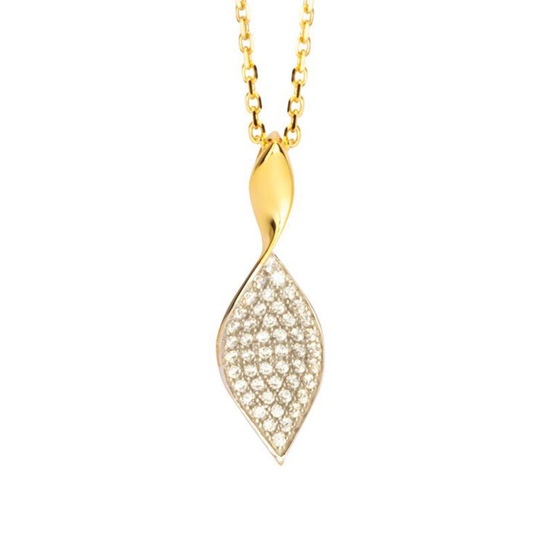 Nana Kay Echtgold Halskette Feuille Super Sparpreis