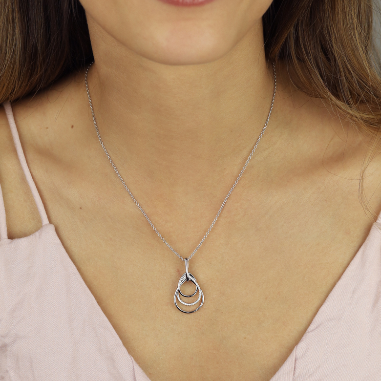 Nana Kay Swinging Silver Halskette Balance Bis zu 50% Rabatt
