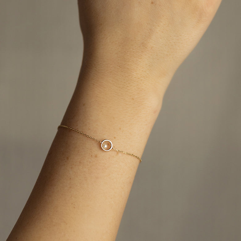 Nana Kay Echtgold Armband Champagne Kostenloser Versand international