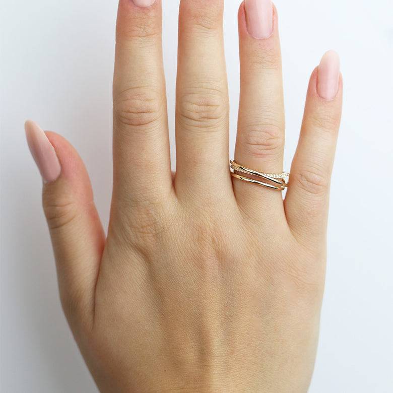 Nana Kay Echtgold Ring Onduler Schlussverkauf
