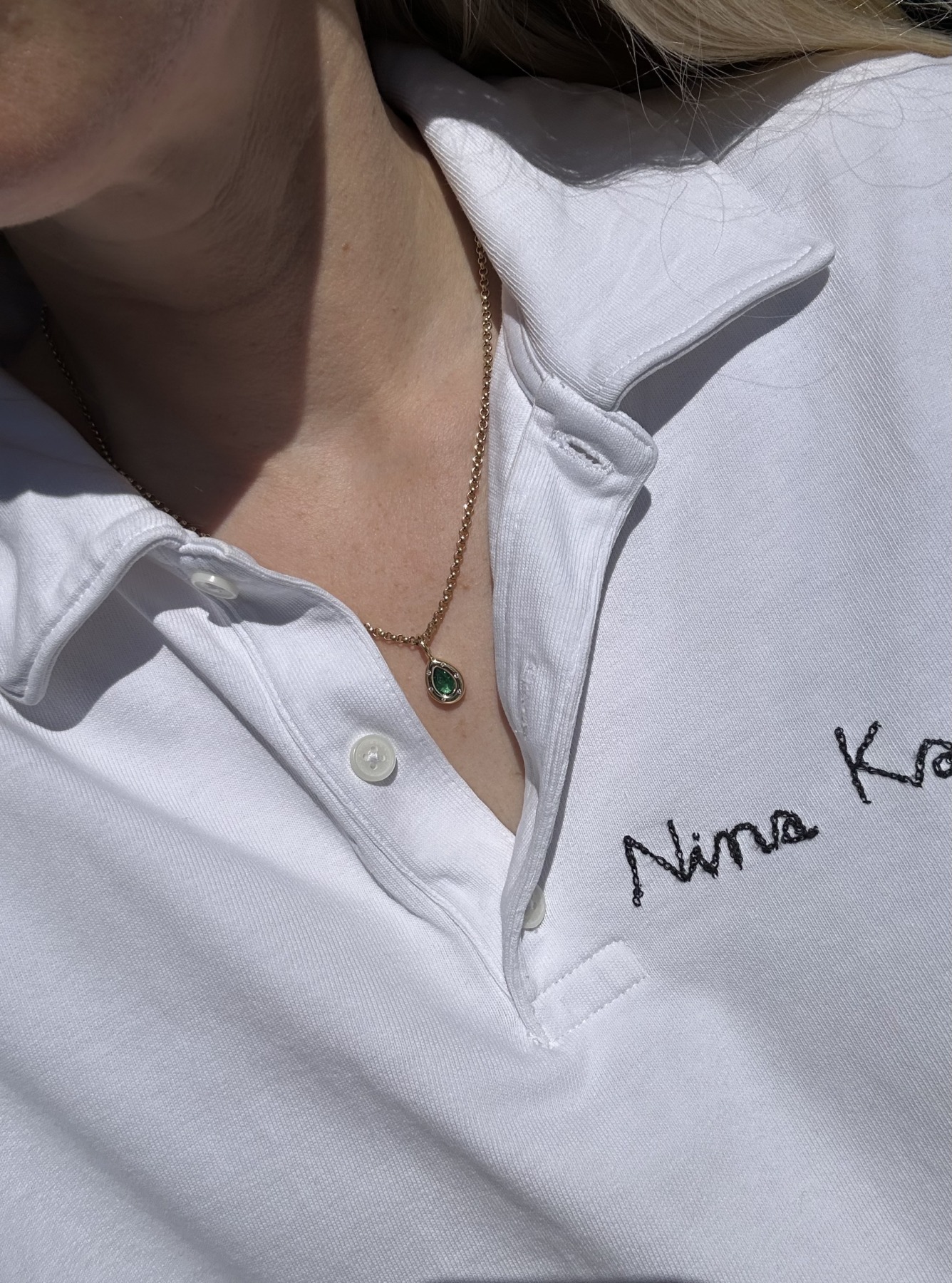 Nina Kastens Subway Pendant Emerald Pear Sonderangebote
