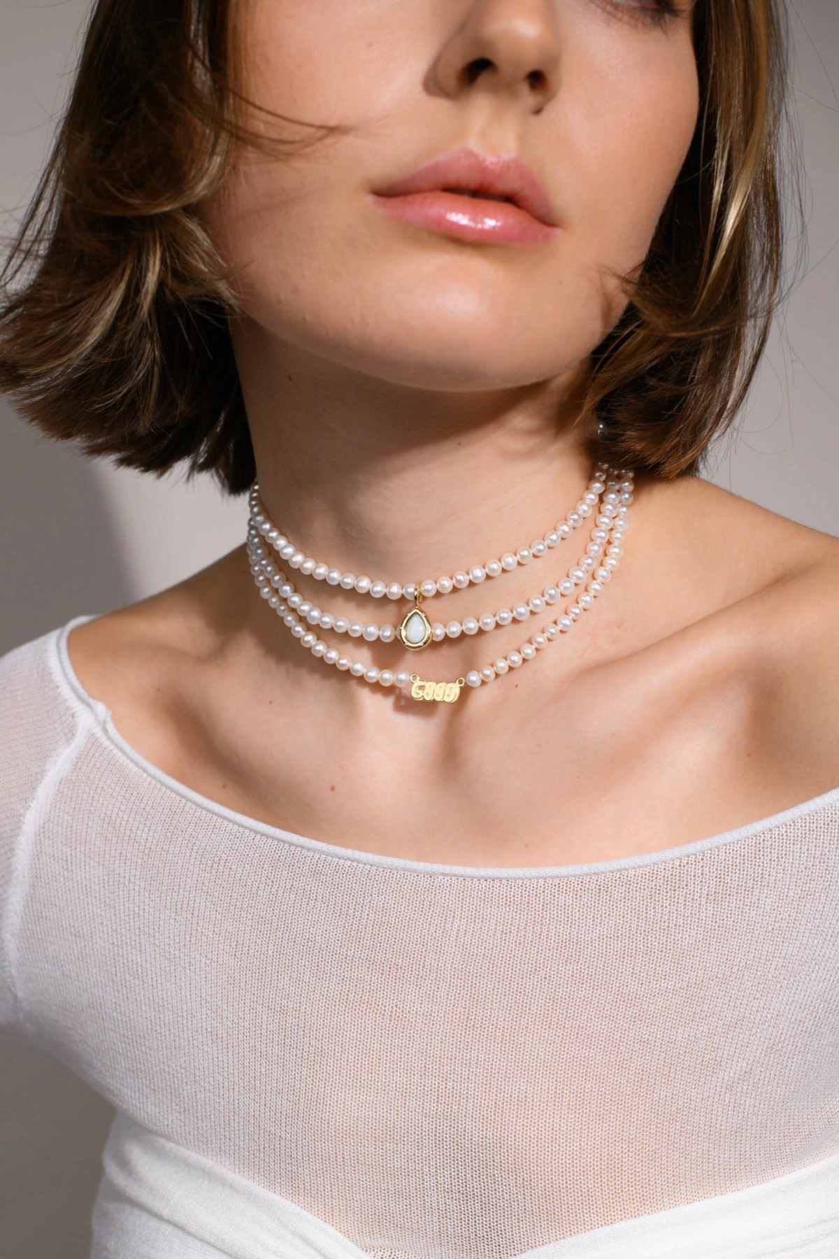 Nina Kastens Subway Pendant Opal Pear Tiefpreis