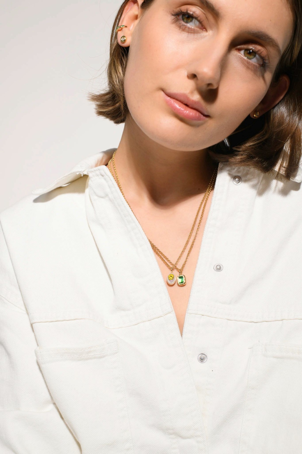 Nina Kastens Subway Pendant Emerald Kostenlose Rückgabe