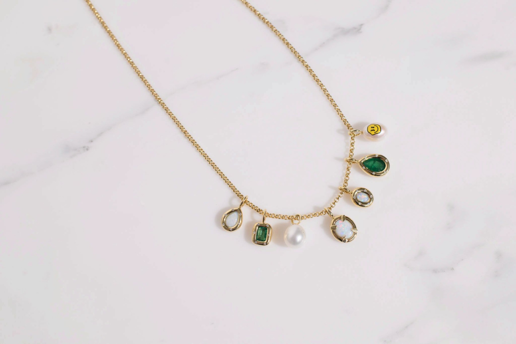 Nina Kastens Subway Pendant Emerald Kostenlose Rückgabe