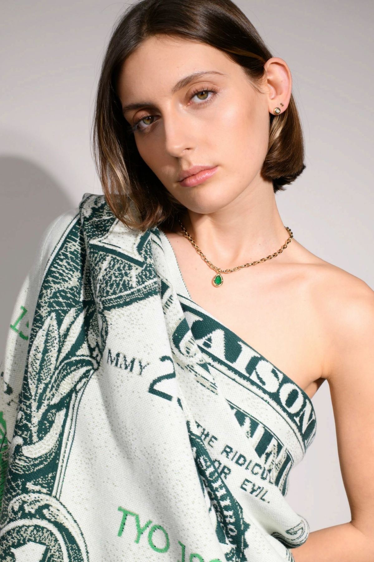 Nina Kastens Subway Pendant Emerald Big Pear Letzte 3 Tage