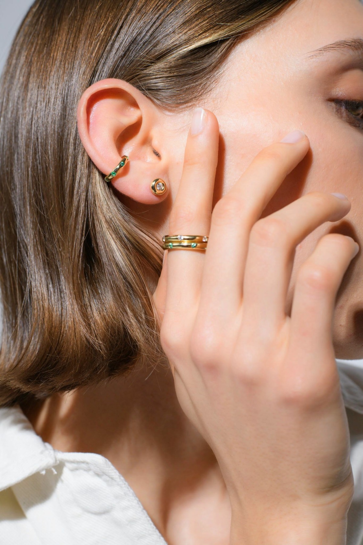 Nina Kastens Emerald Line Ring Bis zu 65% Rabatt