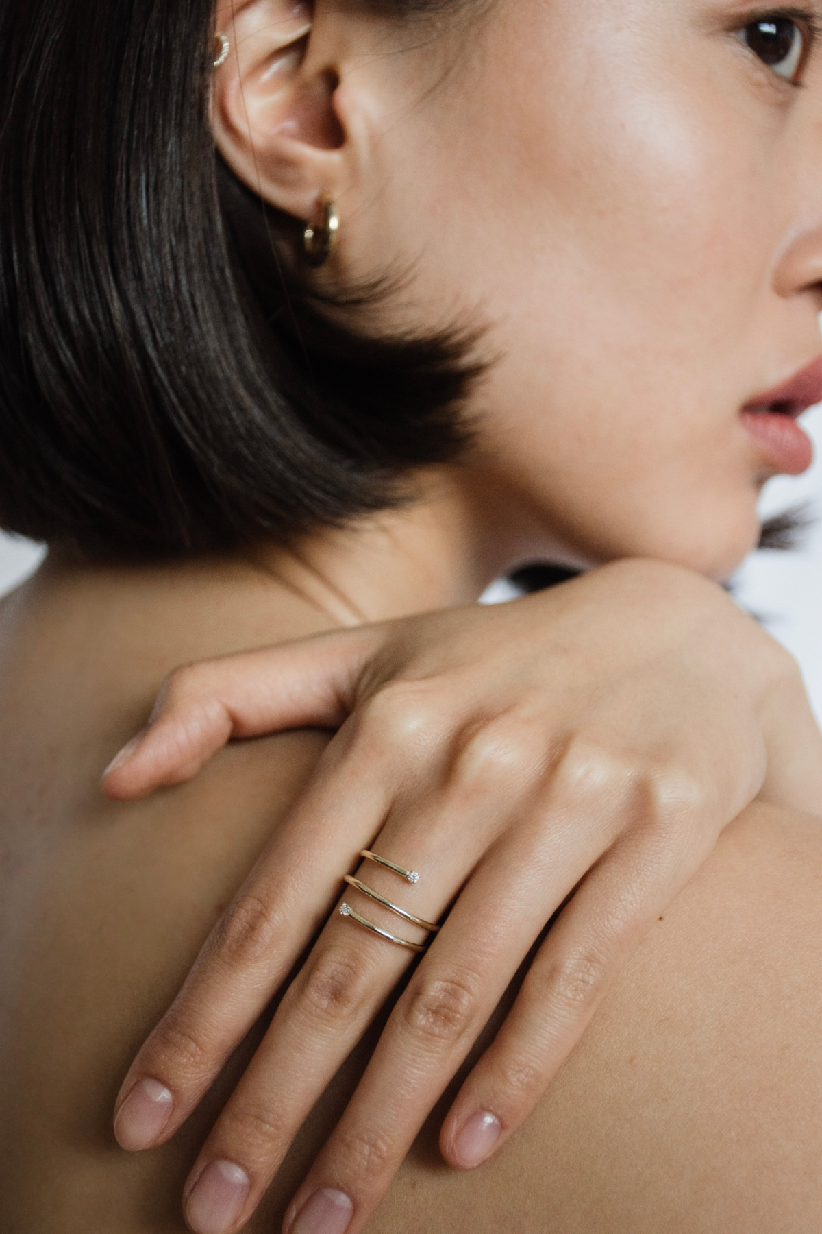 Nina Kastens Twisted Diamond Ring Discount Store für neue Produkte