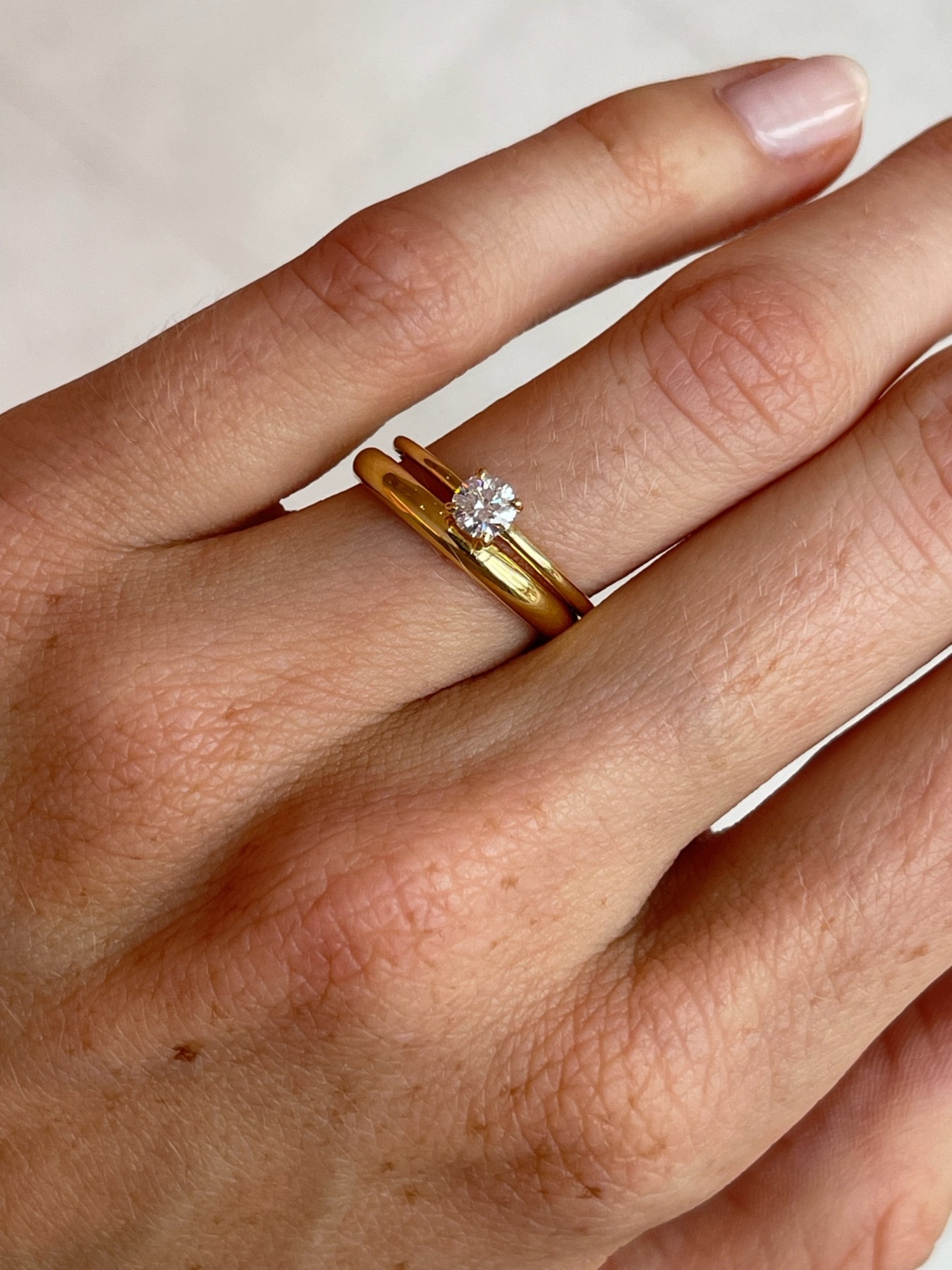 Nina Kastens Solitaire Ring 0.4ct Super Rabatt
