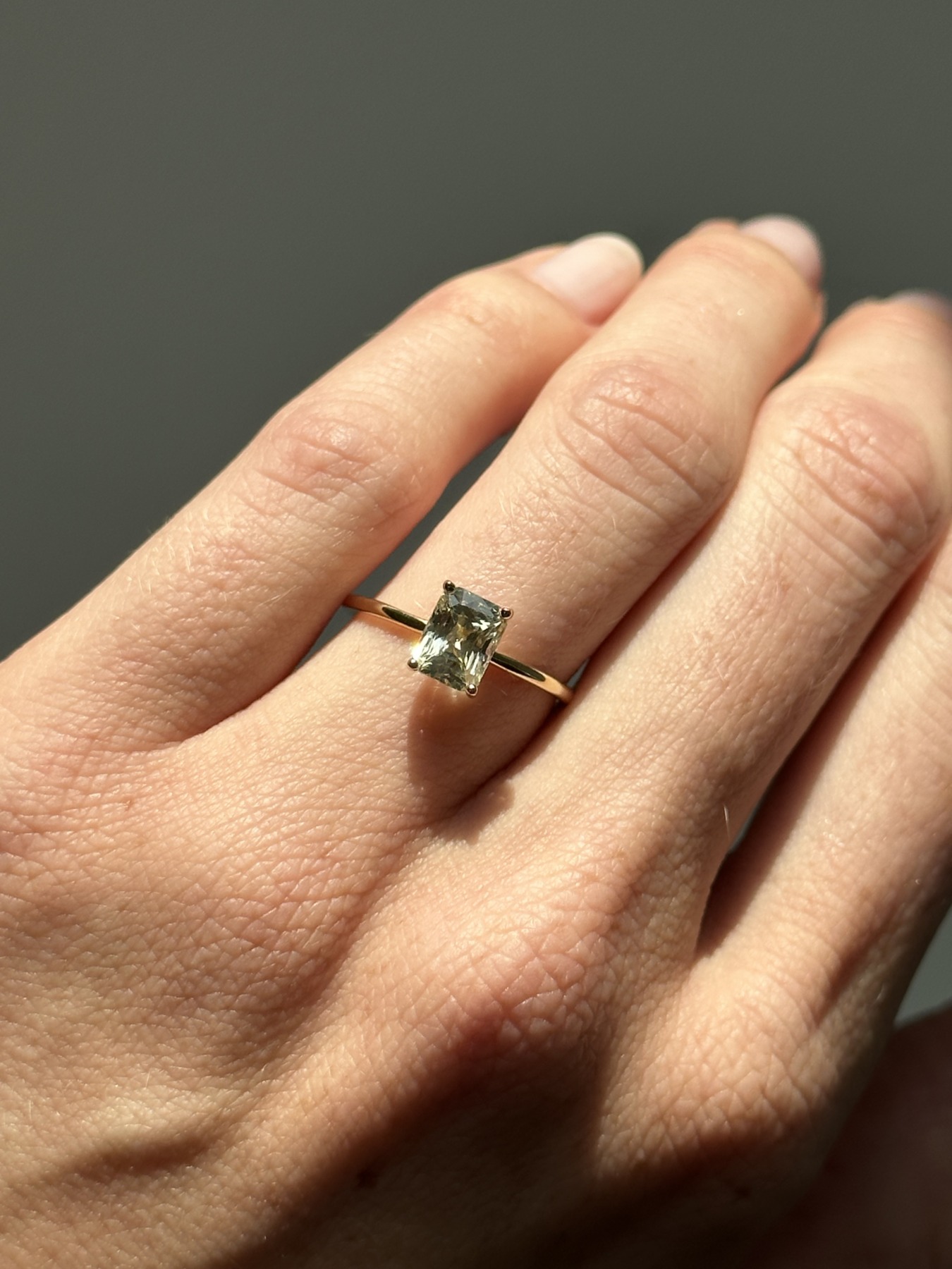Nina Kastens Ceylon Sapphire Ring Kostenloser Versand international