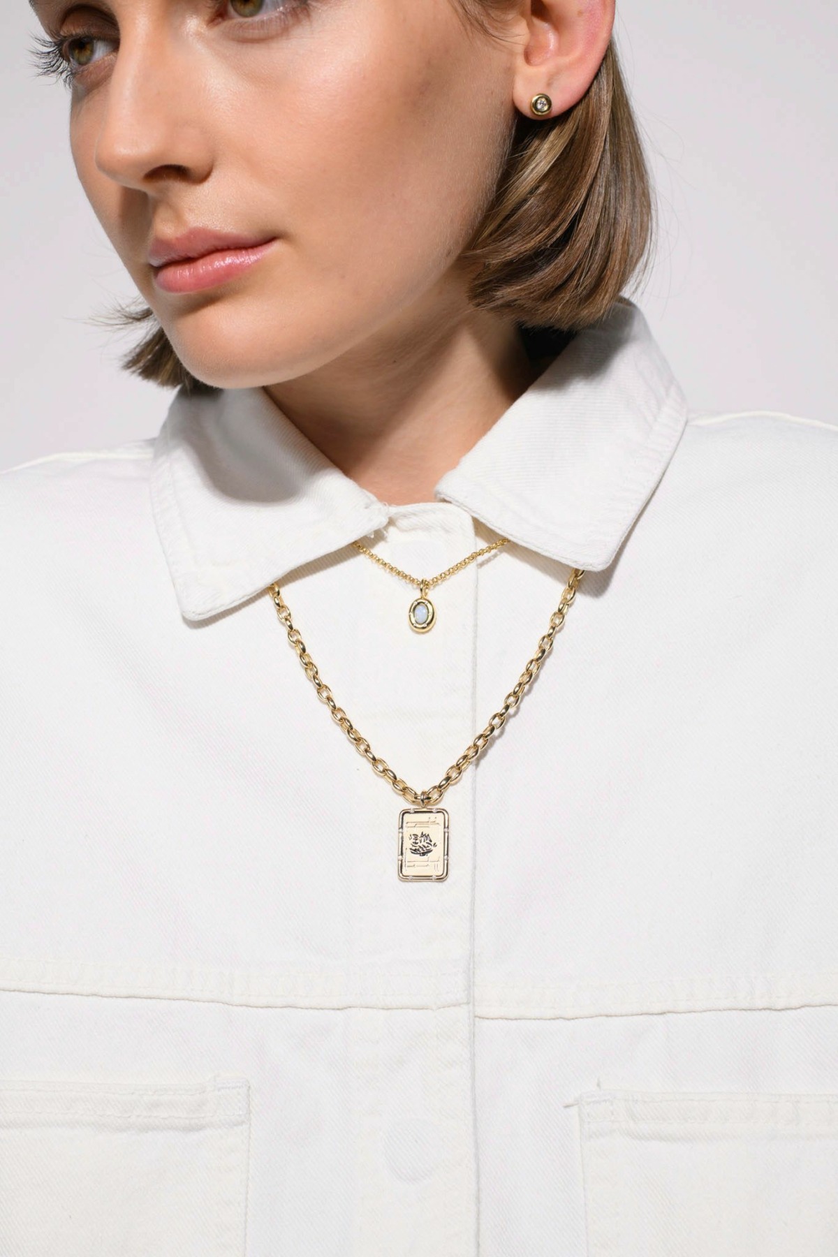 Nina Kastens Oval Chain Necklace Auslauf