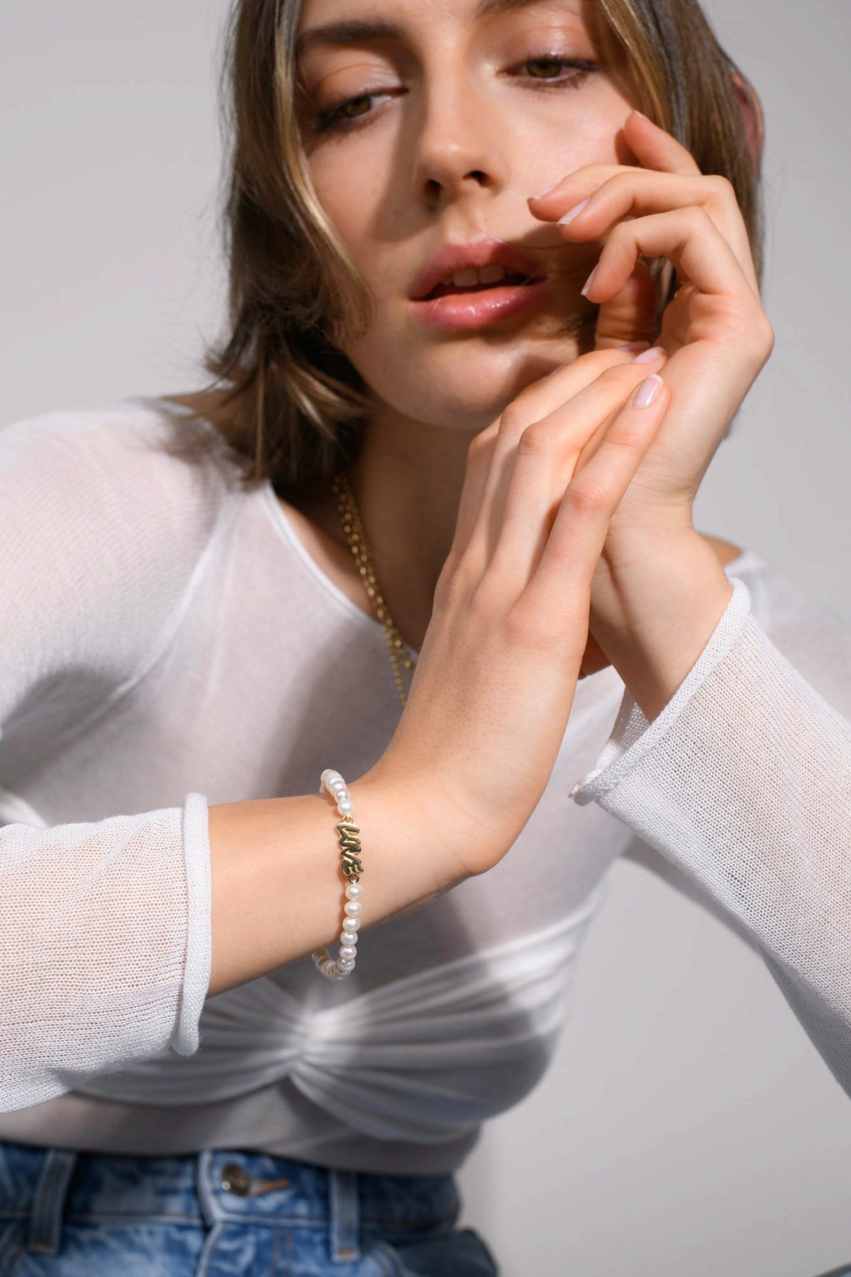 Nina Kastens LOVE Graffiti Pearl Bracelet Meist gekauft