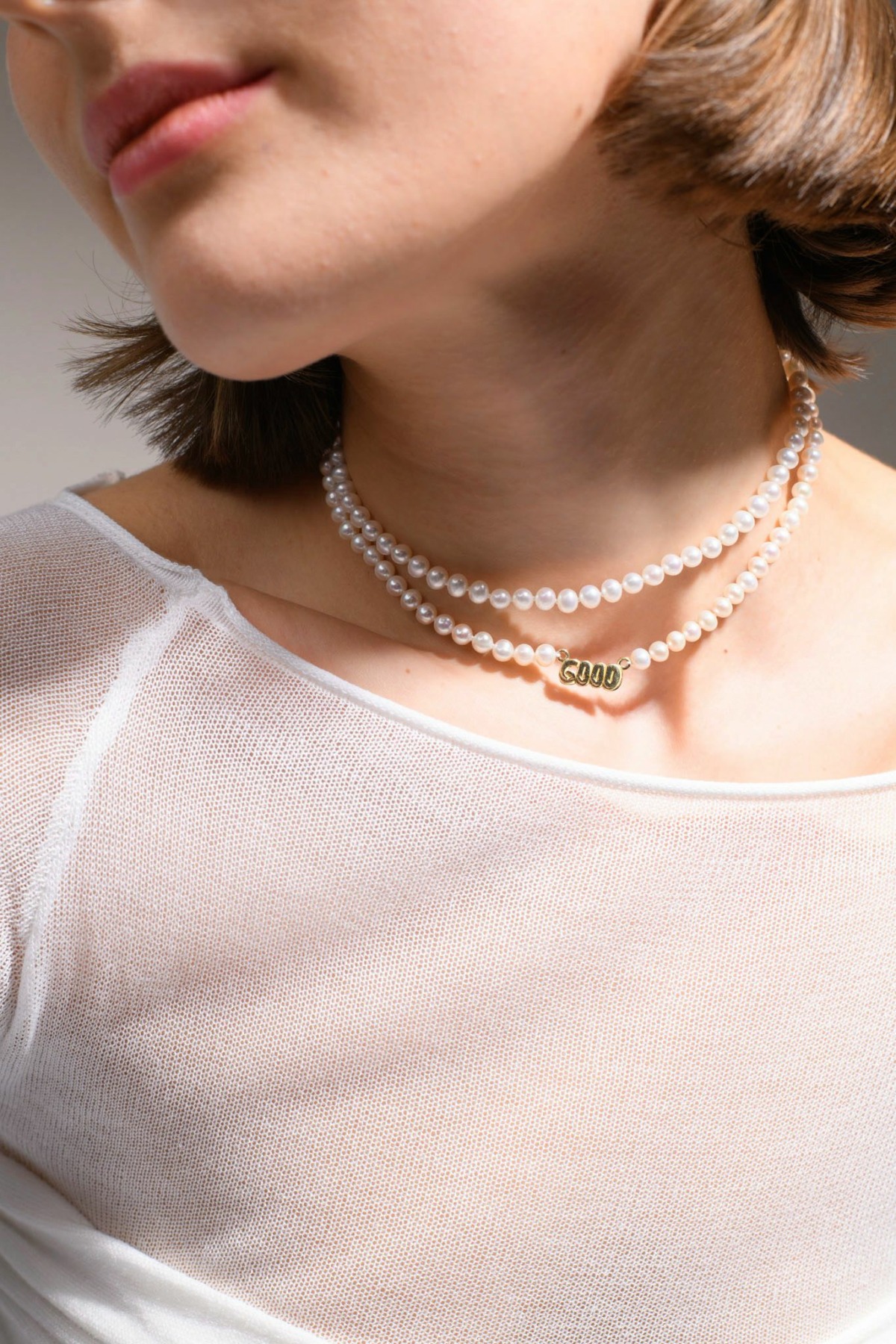Nina Kastens GOOD Graffiti Pearl Choker Blitzverkäufe