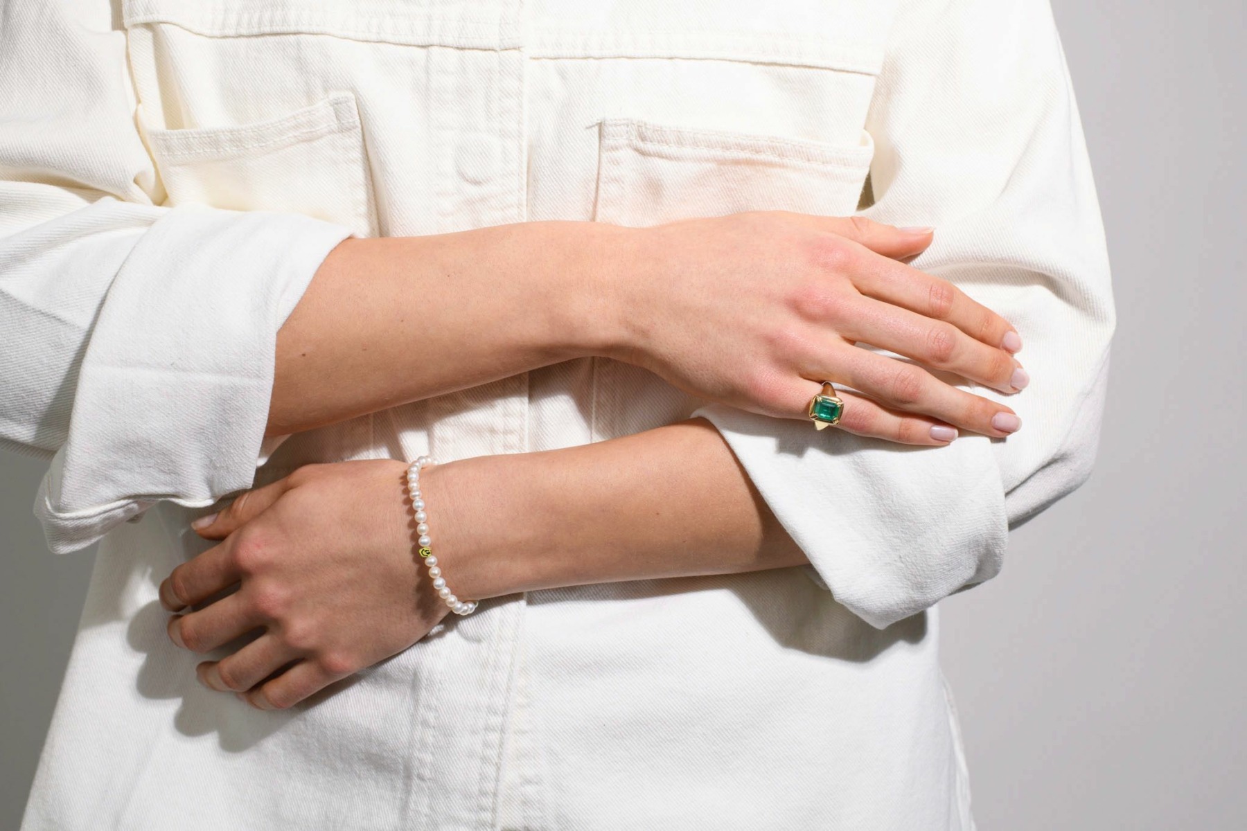 Nina Kastens Nice Day Pearl Bracelet Yellow Sonderangebot