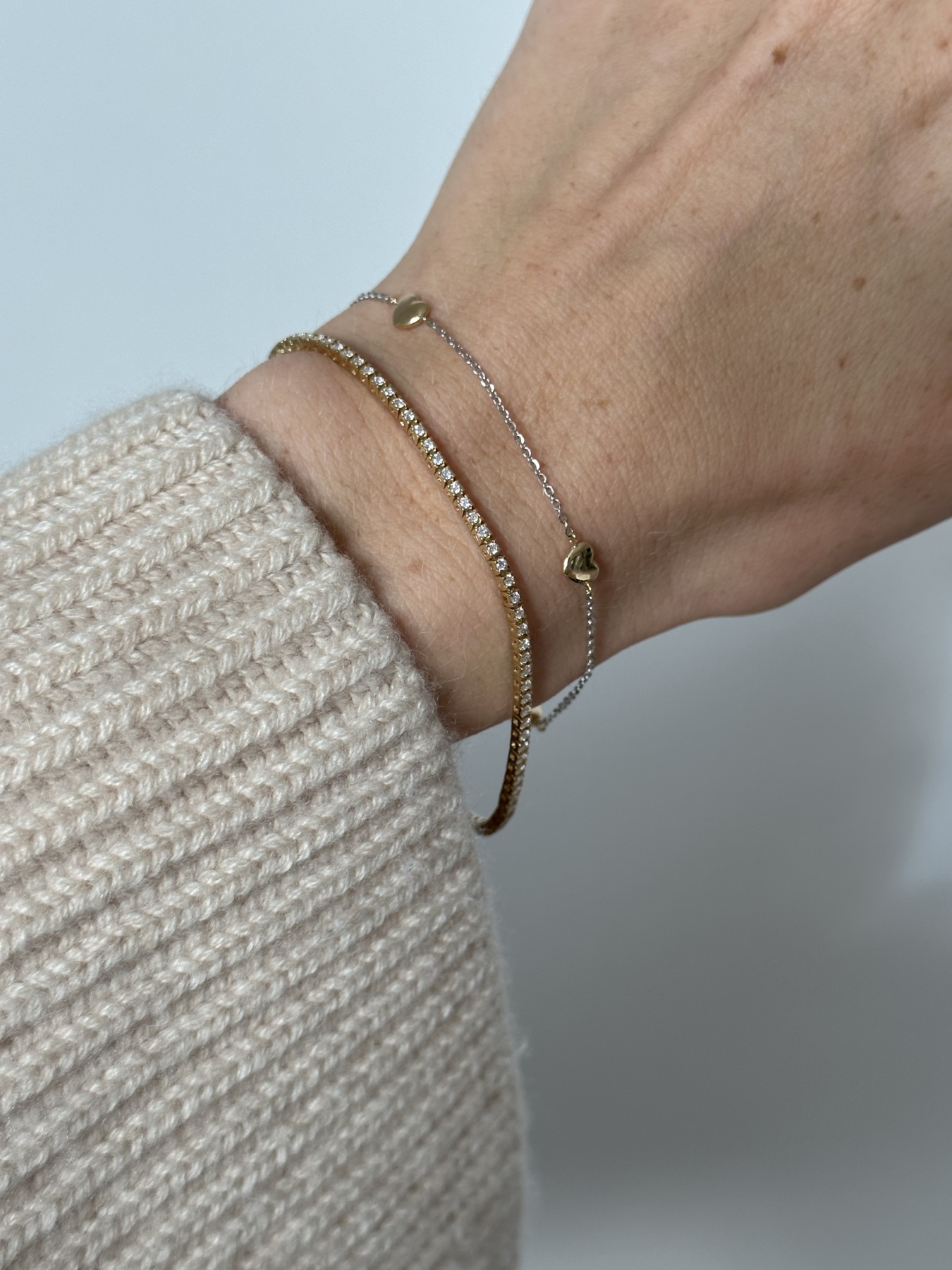 Nina Kastens Bicolor Heart Bracelet Großer Ausverkauf